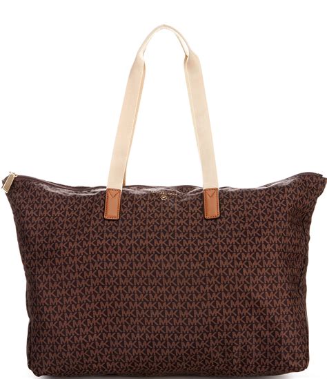 michael kors bags jet set travel large commuter tote|Michael Kors packable tote.